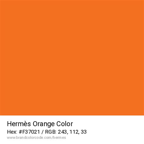 Hermes orange color